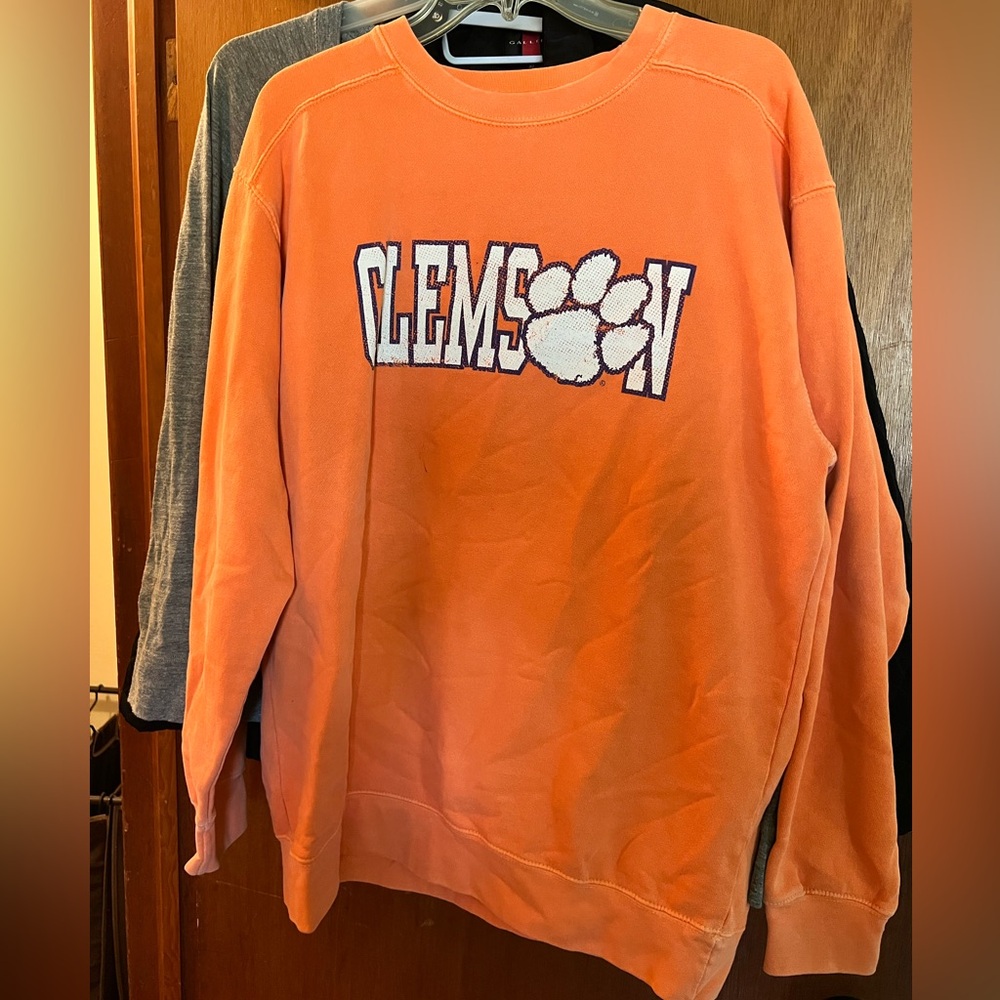 Clemson University Comfort Colors Vibrant Orange Garment